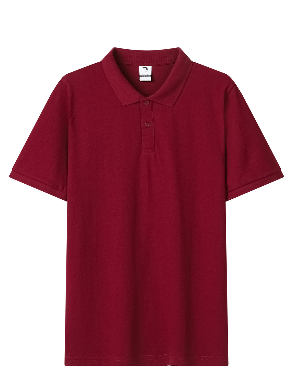 Custom Logo Men’s 100% Cotton Polo Golf Shirt – Short Sleeve, Half Button – EU Local Stock