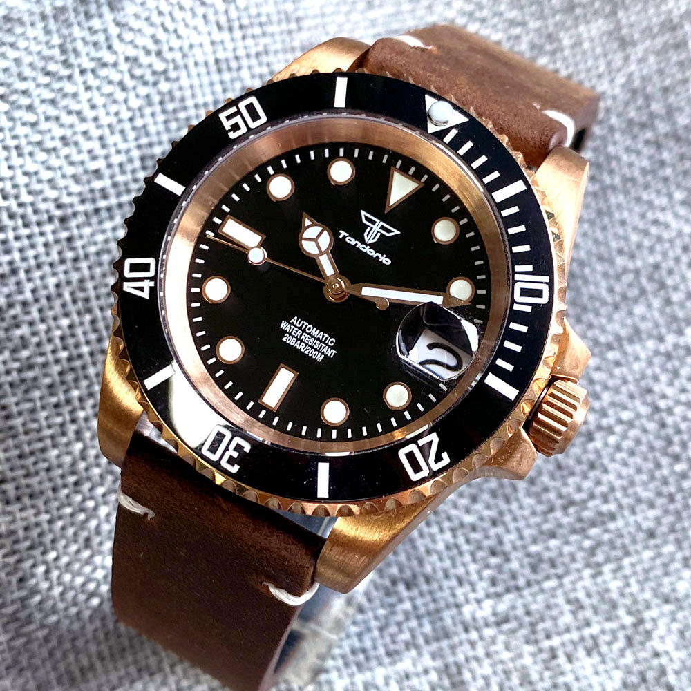 OEM Bronze Automatic Men’s Watch — NH35A Movement, 200m Waterproof, Sapphire Crystal