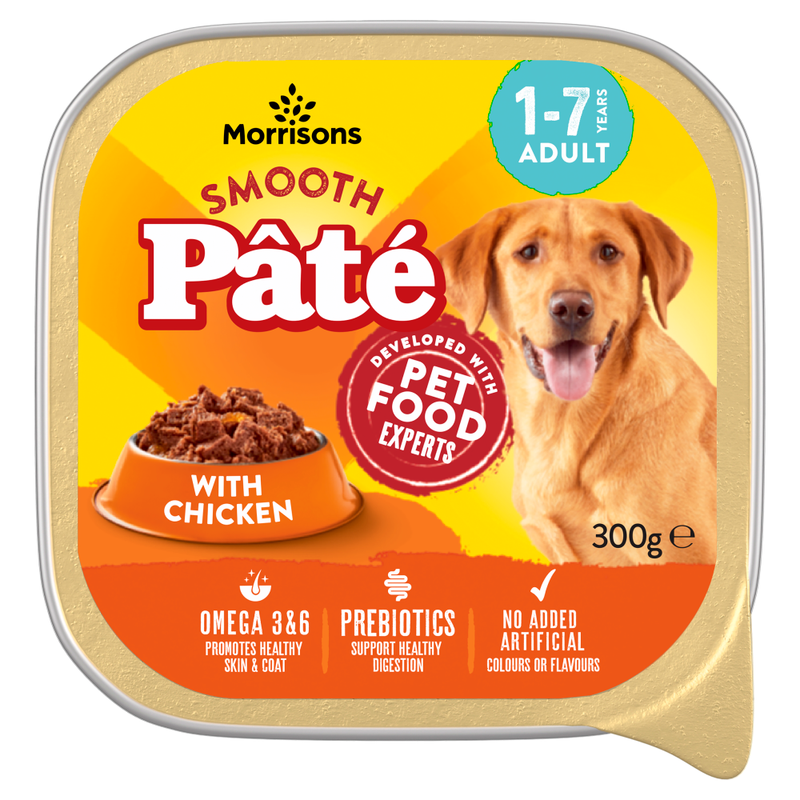 Morrisons Smooth Pâté with Chicken 1-7 Years Adult 300g MegaBDM