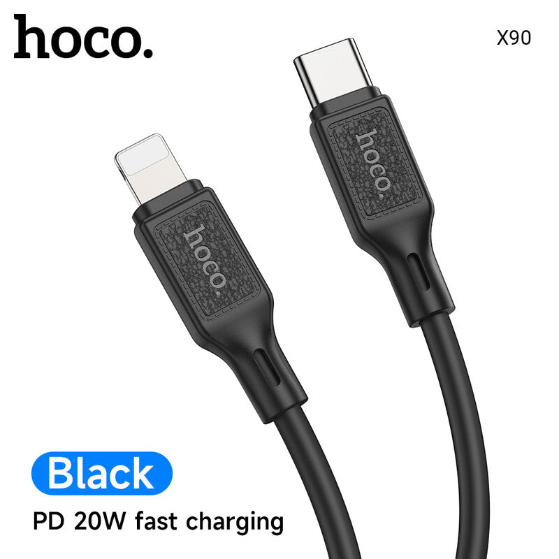 HOCO X90 20W USB-C to Lightning Charging Cable - Black MegaBDM