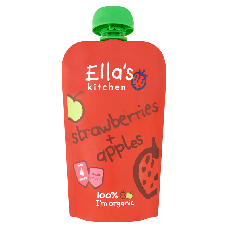 Ella's Kitchen Strawberry & Apple 4+ Months 120g MegaBDM