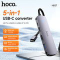 HOCO HB27 USB-C Hub – Metal Gray MegaBDM