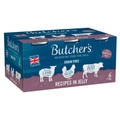 Butcher's Recipes in Jelly Wet Dog Food Tins 6 x 400g MegaBDM