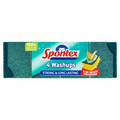 Spontex Washups General Purpose Sponge Scourers, 4 per Pack MegaBDM