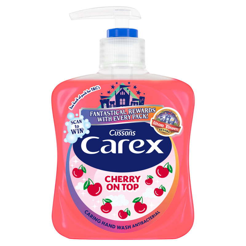 Carex Cherry on Top Antibacterial Hand Wash 250ml MegaBDM