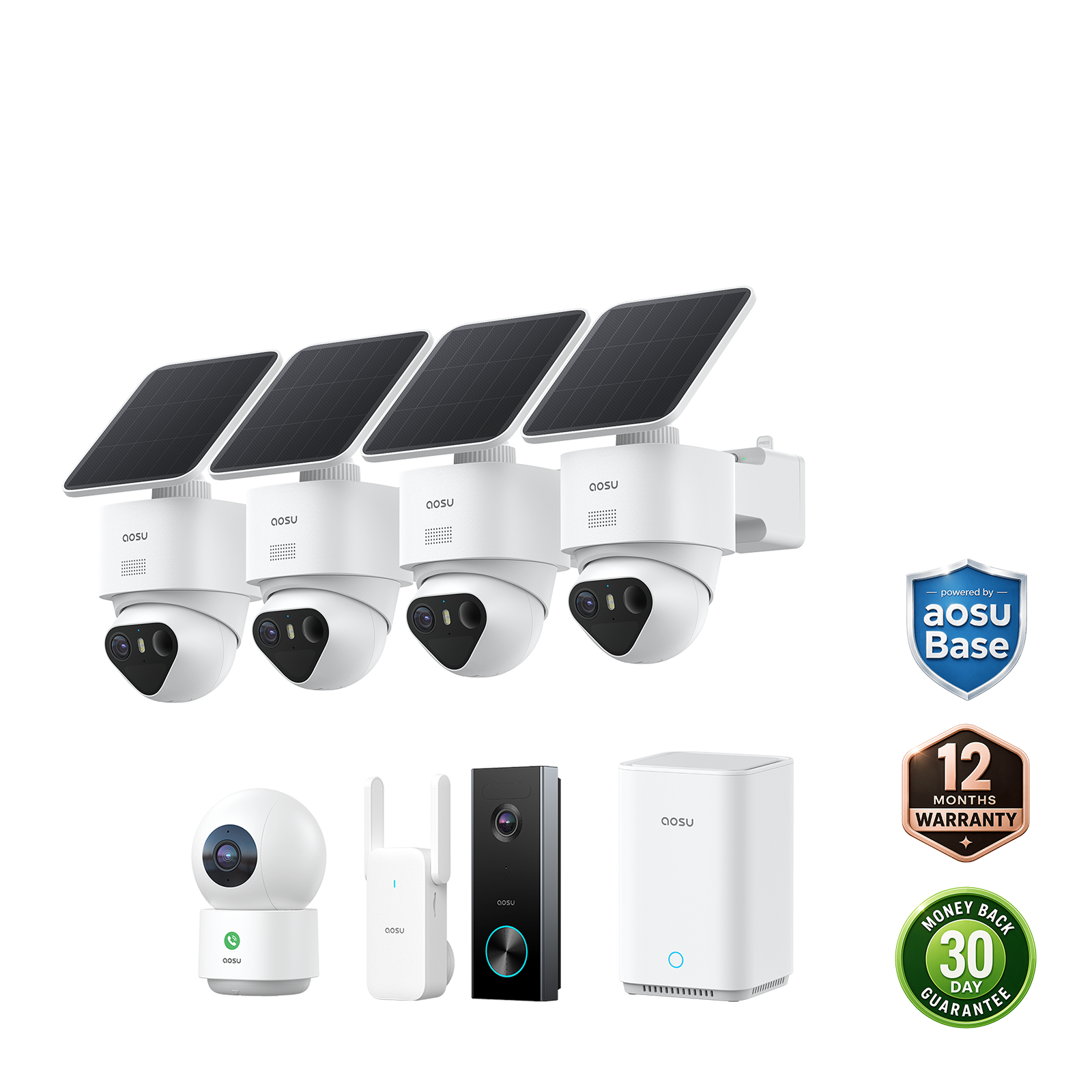 aosu T2 Ultra + Video Doorbell Pro + IndoorCam P1 Pro MegaBDM