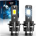KATUR D2S LED Bulbs 800% Brightness, 30000LM 6500K White 1:1 Plug and Play D2S LED Bulbs Car Headlights (Pack of 2) MegaBDM
