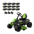 80V 42" Cordless Battery CrossoverT Riding Lawn Mower, Twelve (12) 4.0 Ah Batteries and (3) Dual-Port Turbo Chargers, CRT4281 MegaBDM