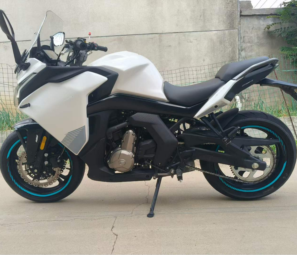 Spring Breeze GT400 Motorcycle - Water-Cooled EFI, ABS, Large LCD Display MegaBDM