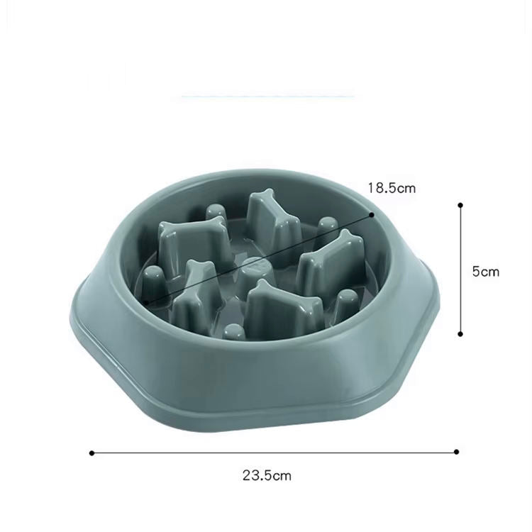Slow Feeder Dog & Cat Bowl 400ml – Anti-Choke, Non-Slip, Bloat Relief – EU Local Stock
