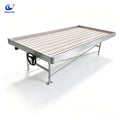 Durable Ebb and Flow Bench with Anti-UV Trays Reliable Hydroponic Rolling Bench for Flower Nursery MegaBDM
