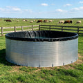 Large Circular Galvanized Sheet Fish Pond for Outdoor Fish Production MegaBDM