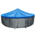 Heavy Duty Galvanized Steel Sheet Fish Pond with Protective Cover for Outdoor Farming MegaBDM
