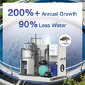 5m³/h High Density Tilapia Bass Integrated RAS System for Land Based Aquaculture Systems Bsf Farming Equipment MegaBDM