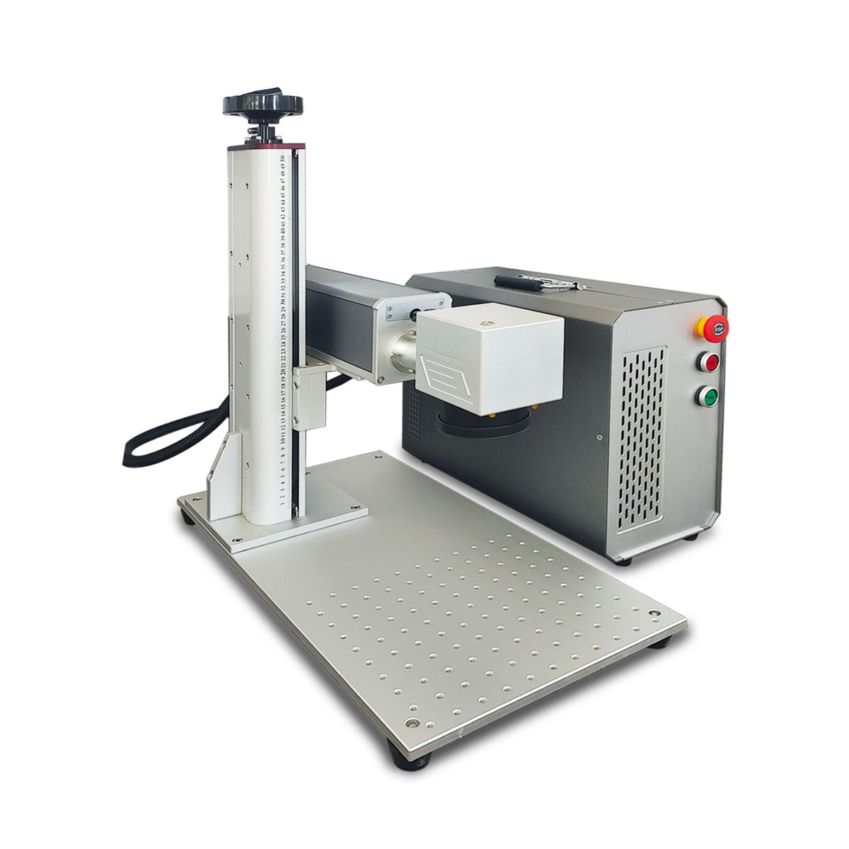 LY Mini Desktop Galvo All-in-One Fiber Laser Marking & Engraving Machine – Nameplate & Metal – EU Local Stock