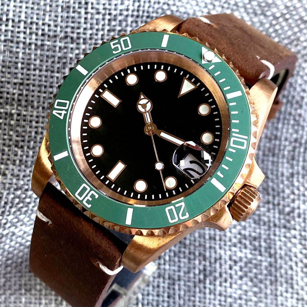 OEM Bronze Automatic Men’s Watch — NH35A Movement, 200m Waterproof, Sapphire Crystal