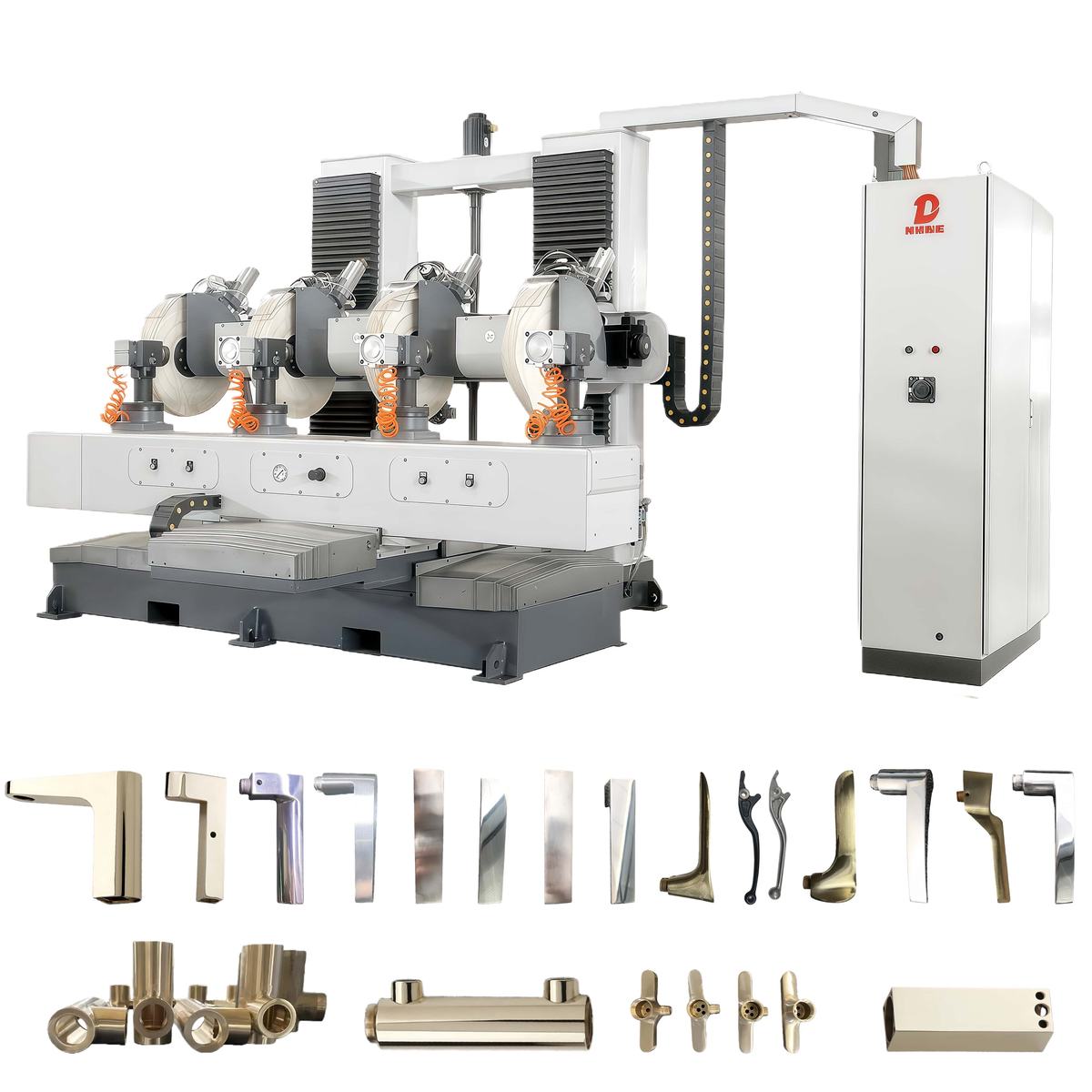 Dingzhu Energy Saving 35KW Digital Intelligent Control System Fully Automatic CNC Polishing Machine Motor Polishing Workshops