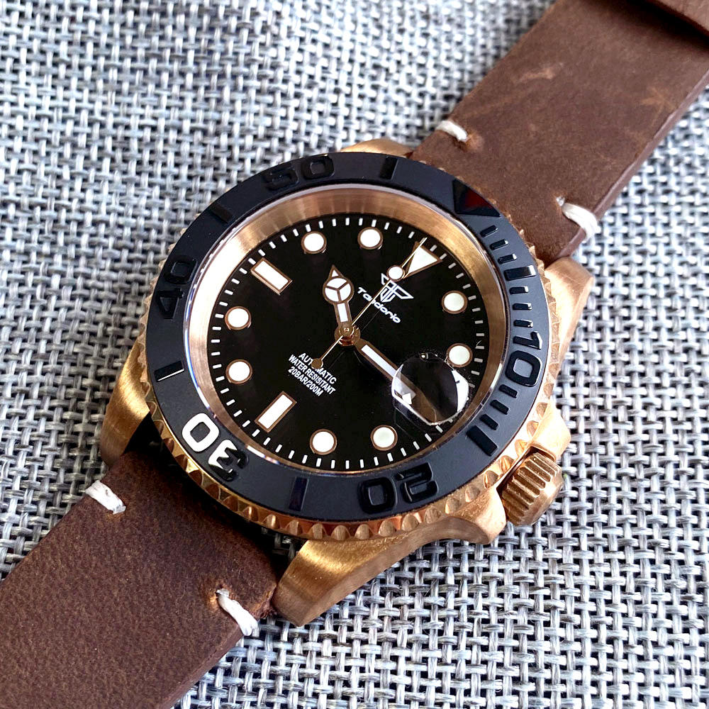 OEM Bronze Automatic Men’s Watch — NH35A Movement, 200m Waterproof, Sapphire Crystal