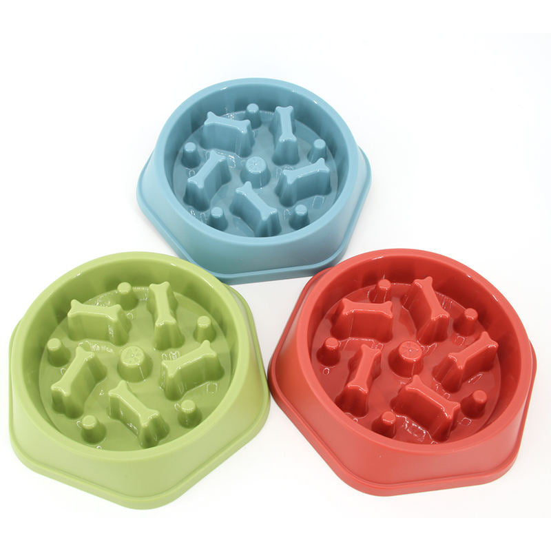 Slow Feeder Dog & Cat Bowl 400ml – Anti-Choke, Non-Slip, Bloat Relief – EU Local Stock