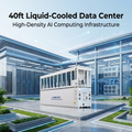 40ft Containerized Liquid-Cooled Data Center Modular Mobile Data Center Solution for AI HPC Cloud Computing High Density Low PUE