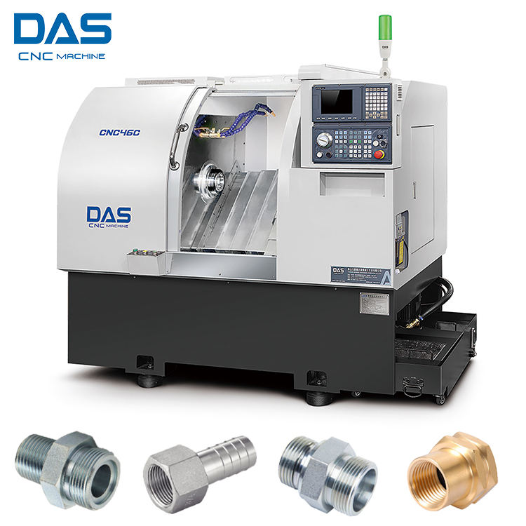 DAS CNC Lathe Machine FANUC Control Factory Price Automatic with New Motor Gear Core Components