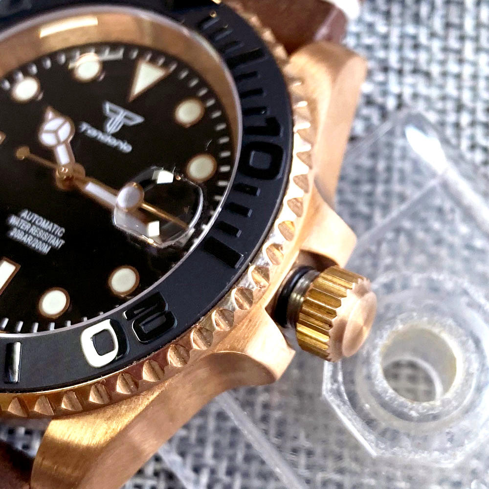 OEM Bronze Automatic Men’s Watch — NH35A Movement, 200m Waterproof, Sapphire Crystal