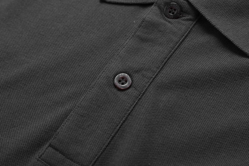 Custom Logo 180GSM Men’s 100% Cotton Polo Golf Shirt – Short Sleeve, Half Button – EU Local Stock