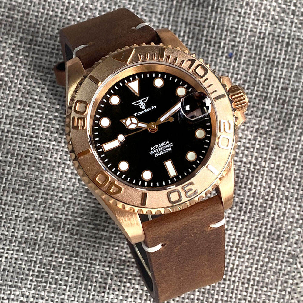 OEM Bronze Automatic Men’s Watch — NH35A Movement, 200m Waterproof, Sapphire Crystal