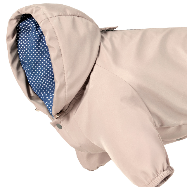4-Leg Dog Raincoat – Solid Colour Polyester Pet Jacket – Custom Stylish Spring Rain Wear – EU Local Stock