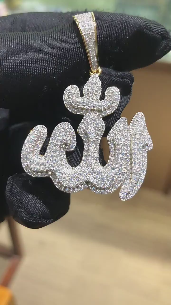 Fast Shipping Vvs Moissanite Pendant Charm Pass Diamond Test Round Brilliant Cut Moissanite 925 Silver Fine Pendant Jewelry