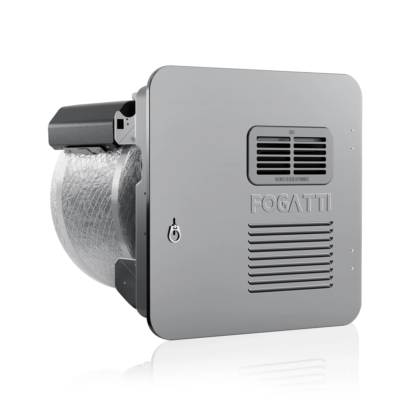 FOGATTI HybridShower 10 Ultra — 10 Gallon RV Water Heater | Propane / Electric Dual Fuel | Built-in Lifetime Anode Rod MegaBDM