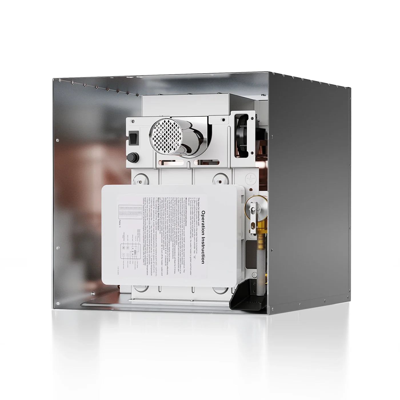Fogatti RV Tankless Water Heater InstaShower 7 (Without Door), 48,000 BTU Energy Saving Model MegaBDM